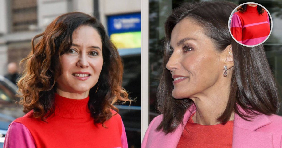 Ayuso y la reina Letizia usan los mismos colores en sus looks