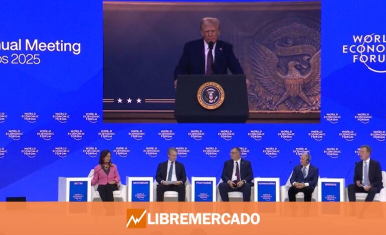 Trump felicita a Ana Botín en Davos: «Has hecho un trabajo fantástico»