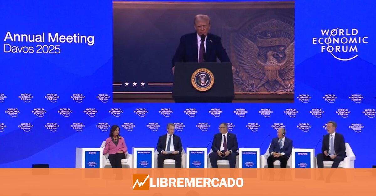 Trump felicita a Ana Botín en Davos: «Has hecho un trabajo fantástico»