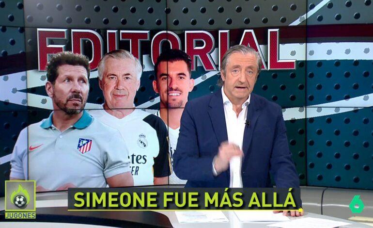 La dura reflexión de Josep Pedrerol sobre el ‘pique’ entre Simeone y el Real Madrid