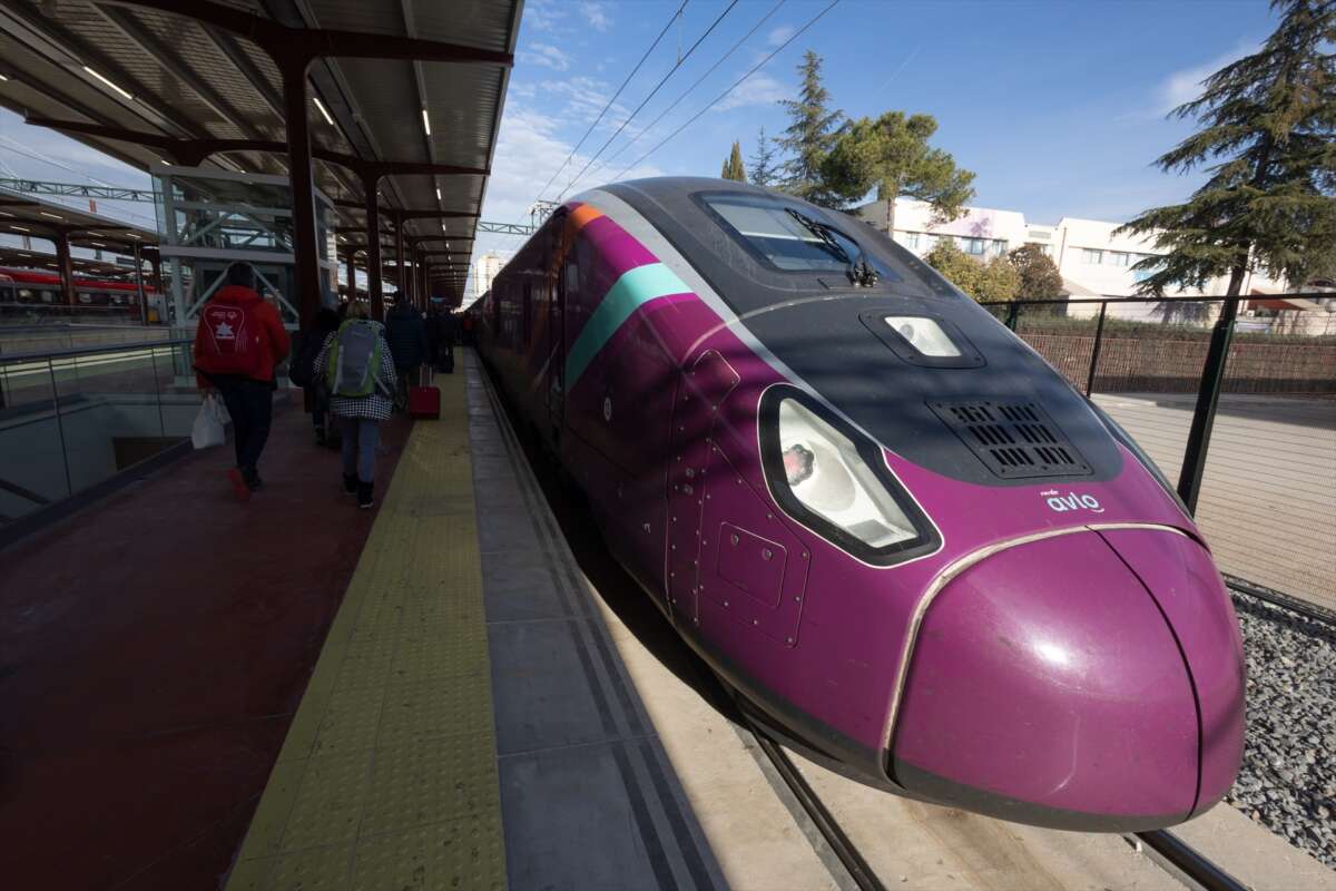 Un tren de Renfe Avlo.