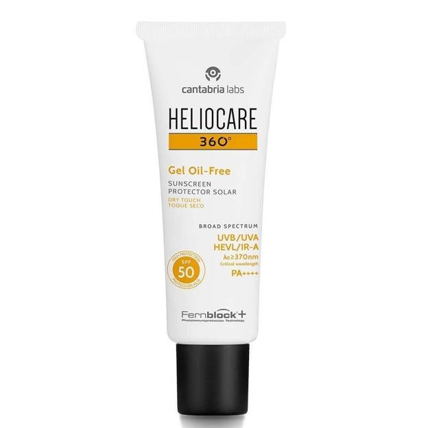 Heliocare 360º Oil-free Gel SPF 50 de Cantabria Labs Precio: 22,34 euros.