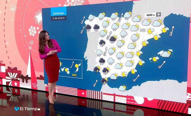 Los Reyes Magos traen lluvia y nieve a las montañas. El Tiempo por Mercedes Martín