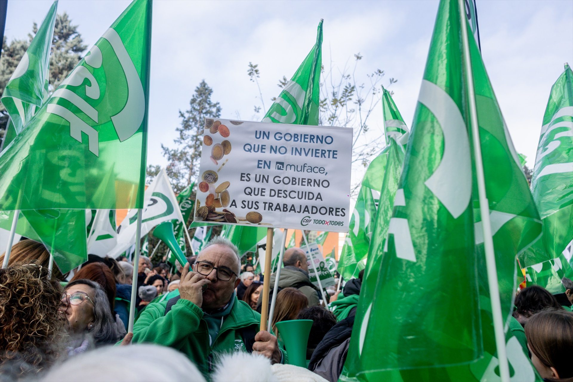 CSIF mantiene su protesta pese a los nuevos cambios en Muface