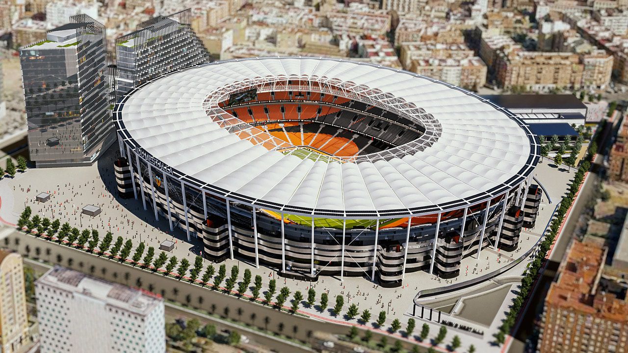 El Valencia CF reanuda las obras del Nou Mestalla 16 años después