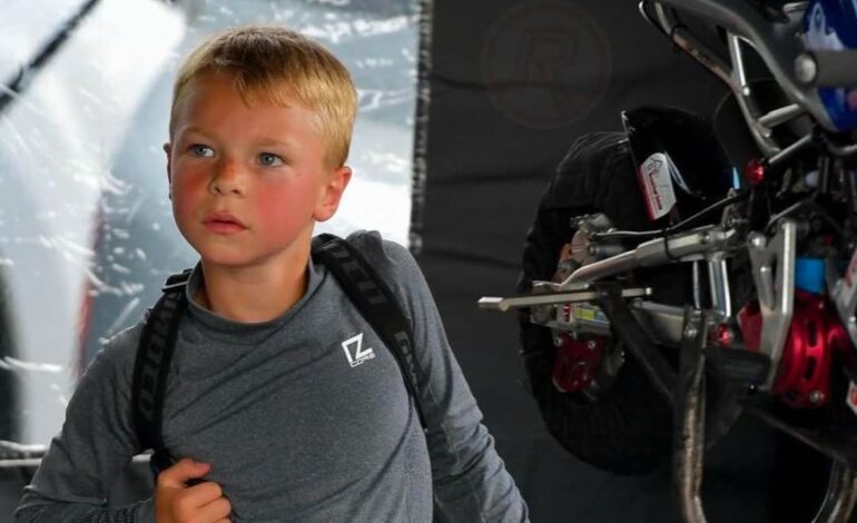 Muere a los 7 años Sid Veijer, primo de Collin Veijer, en un accidente de moto