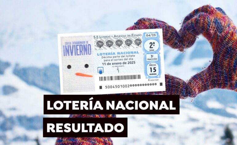 Sorteo Extraordinario de Invierno hoy sábado 11 de enero: Comprobar décimo del sorteo, en directo