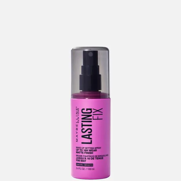 Spray fijador duradero Maybelline New York.