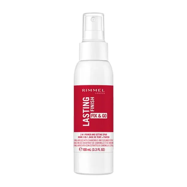 Spray fijador de acabado de larga duración de Rimmel London.