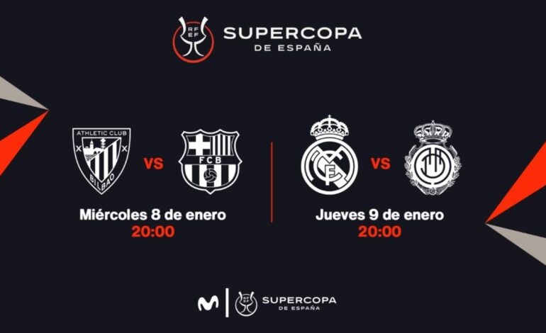 ¿Cuándo es y dónde puedo ver la Supercopa de España?