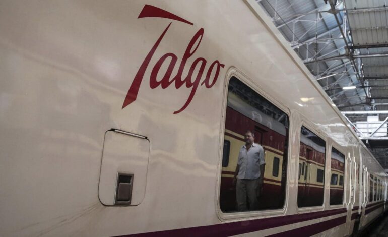 12 trenes Talgo Avril están parados por un fallo informático