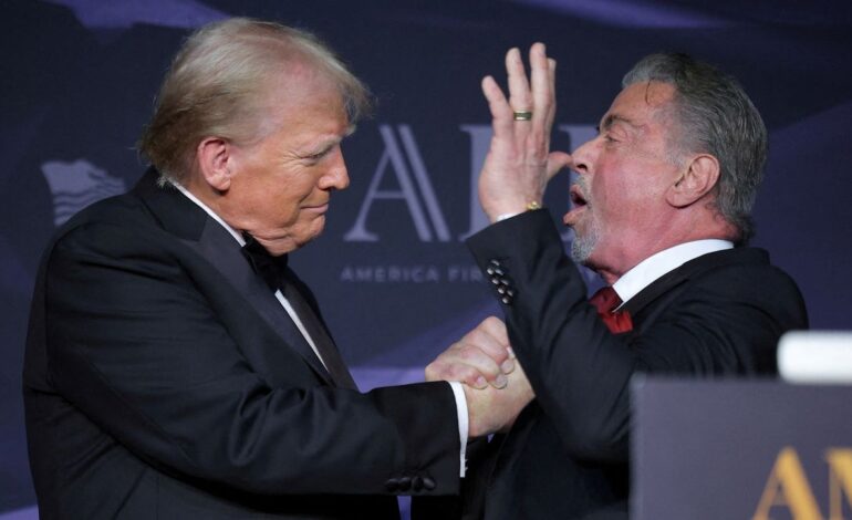 Trump nombra a Sylvester Stallone, Mel Gibson y Jon Voight «embajadores de Hollywood»