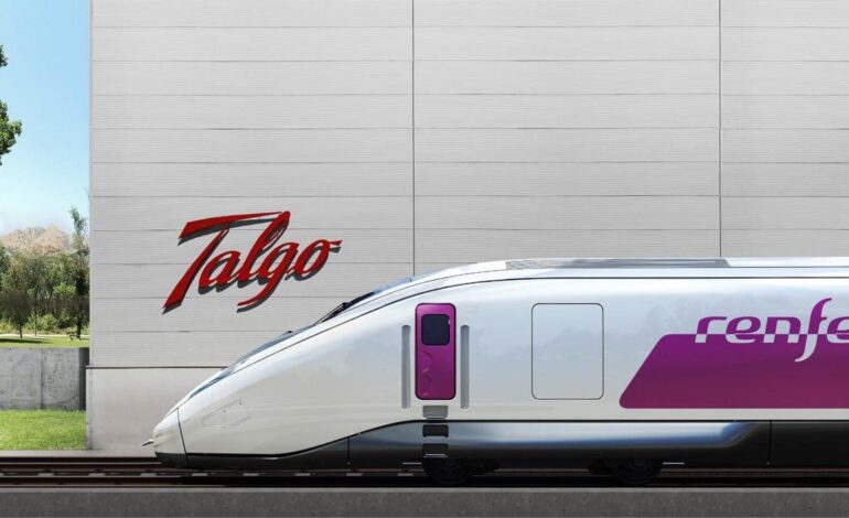 Talgo pierde 107 millones de euros en 2024 tras provisionar la multa de 116 millones de Renfe