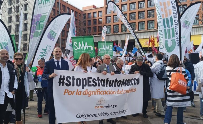 Los médicos se echan a la calle contra el Estatuto Marco: "No es vocación, es explotación"