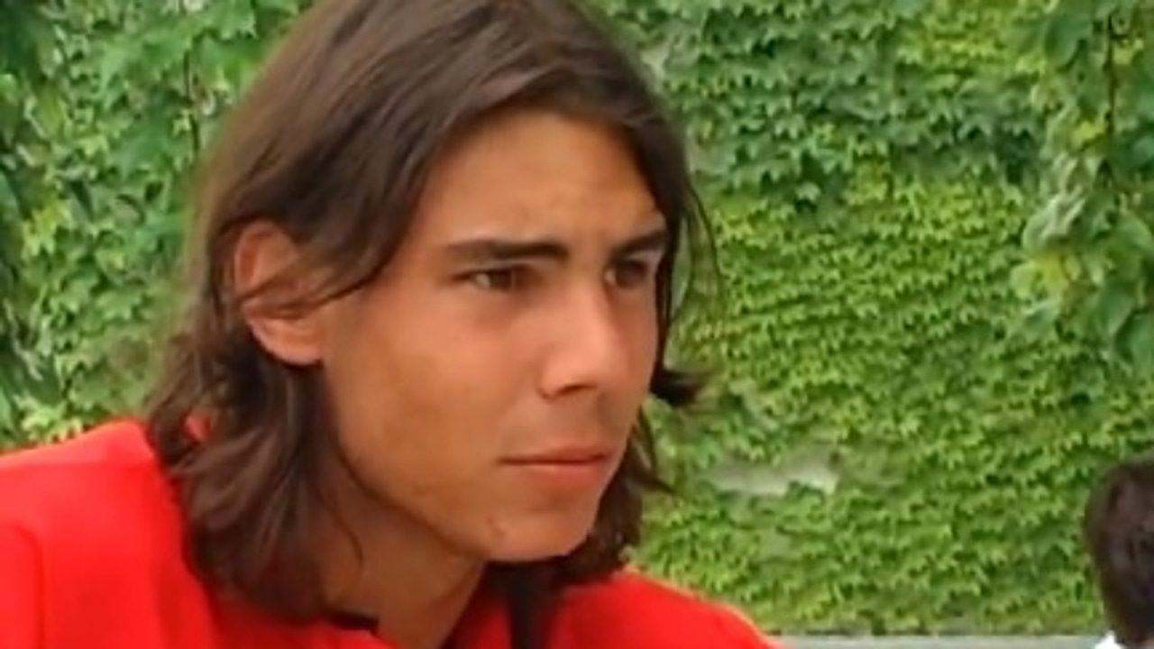 un joven Rafa Nadal desvela que la primera vez que lloró fue por el Real Madrid