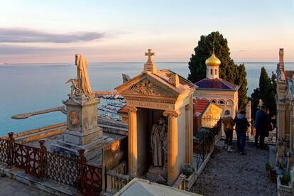 El cementerio Menton.