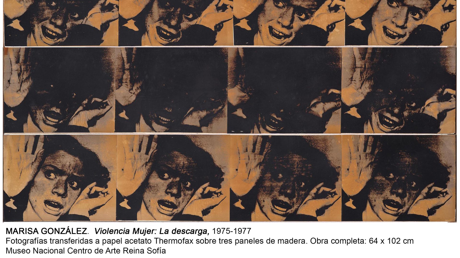 MARISA GONZÁLEZ Violencia Mujer: La descarga, 1975-1977