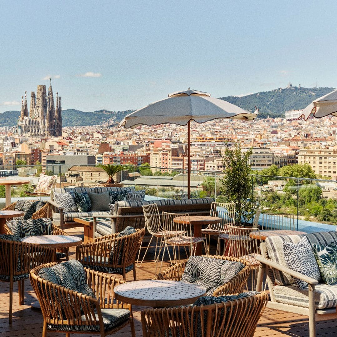 La terraza del hotel Hoxton en Poblenou, Barcelona