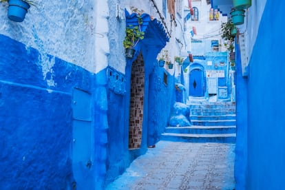 La ciudad azul de Chefchauen.