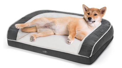 Cama para perros hecha de espuma ortopédica y viscoelástica