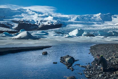 El glaciar Vatnajökull en Islandia.