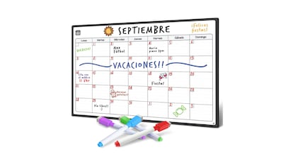 Calendario magnético para el refrigerador panda inteligente