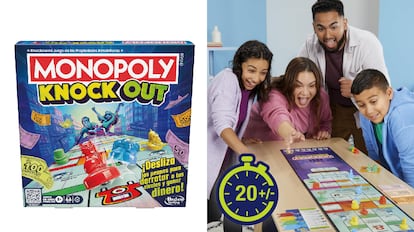 Amazon hoy ofrece: un juego como Monopoly Knock Out Family.