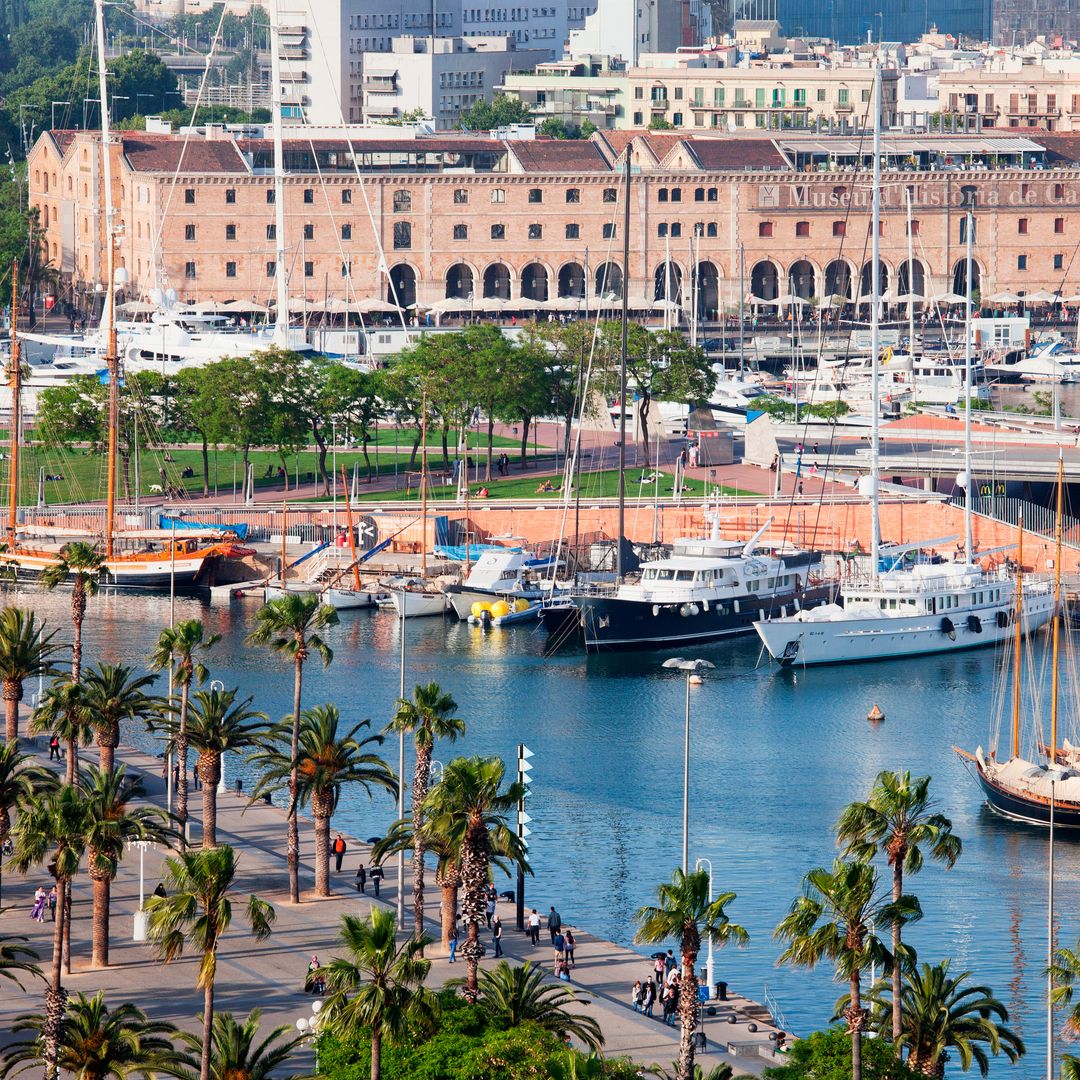 Puerto de Barcelona.