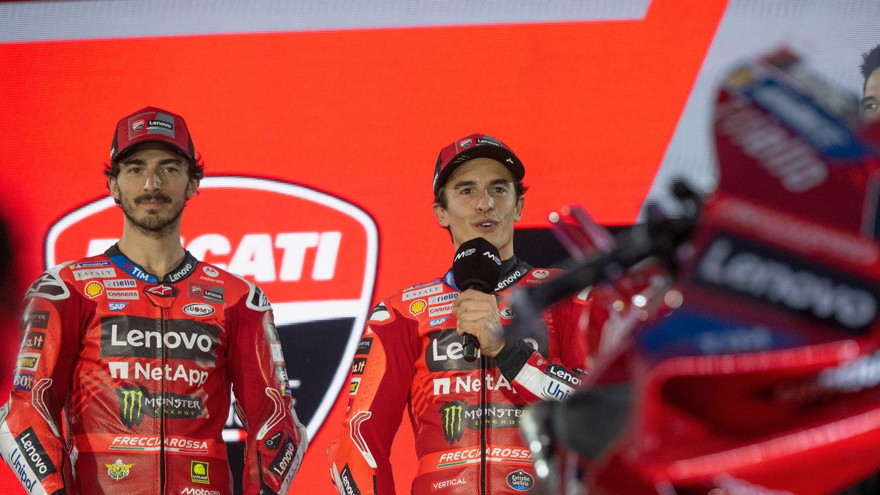 La apuesta de Ducati sobre la dupla Márquez-Bagnaia: «Ganarán más campeonatos»