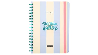 Grandes ofertas en Amazon: agenda G -N con ocho hojas de pegatinas.