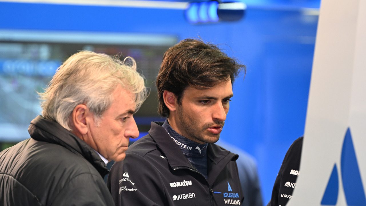 Las sensaciones de Carlos Sainz tras marcar el mejor tiempo con Williams: «El equilibrio del coche…»