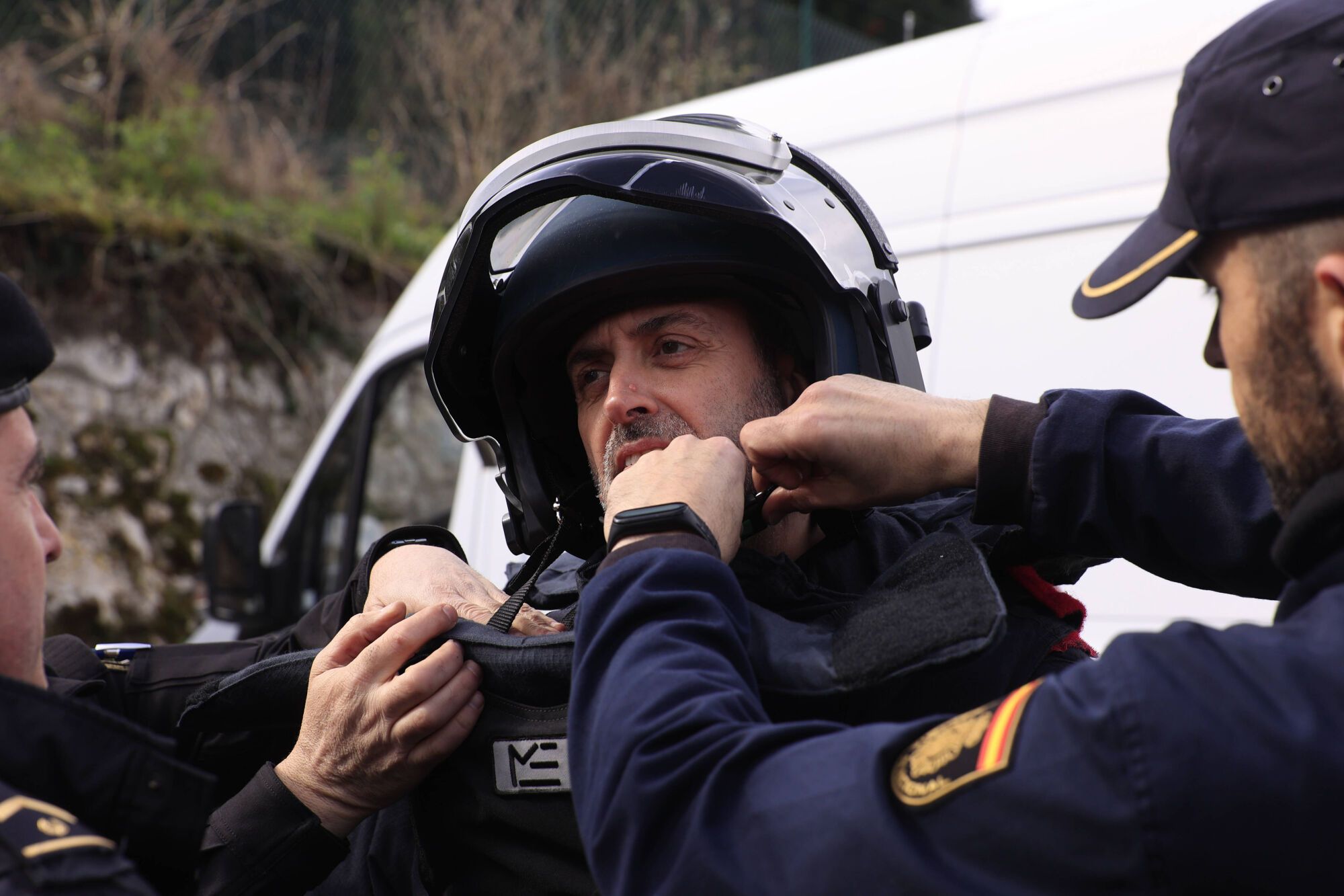 En imágenes: así opera el Tedax de la Policía Nacional en Oviedo