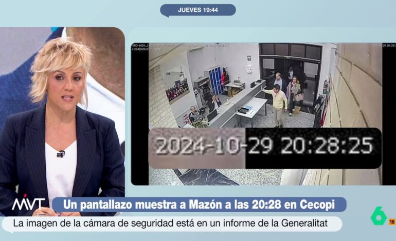 No se entiende que, teniendo la Generalitat esa foto de Mazón entrando, no la hubieran hecho pública hasta ahora