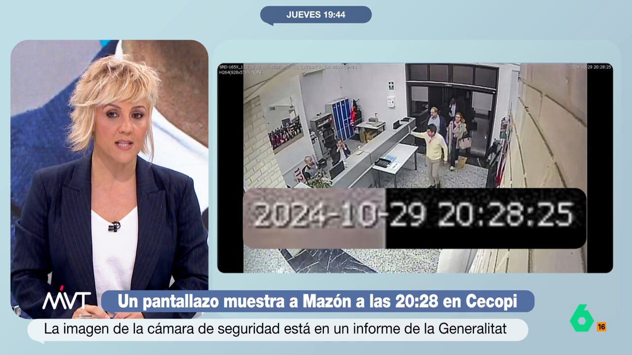 No se entiende que, teniendo la Generalitat esa foto de Mazón entrando, no la hubieran hecho pública hasta ahora