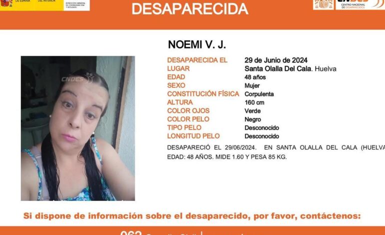 DESAPARECIDA HUELVA CADÁVER | Buscan el cadáver de una mujer desaparecida en Huelva y a su pareja como sospechoso de su asesinato