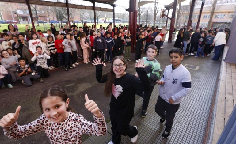 así fue el último día de los alumnos del Rey Pelayo en El Llano y La Escuelona