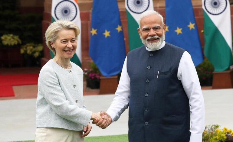 La UE y la India se comprometen a cerrar un acuerdo comercial antes de que acabe el año