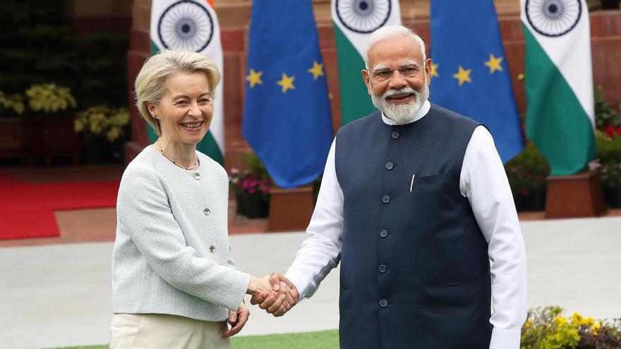 La UE y la India se comprometen a cerrar un acuerdo comercial antes de que acabe el año