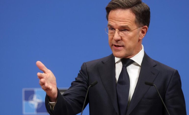 Rutte pide que los países de la OTAN que no gastan el 2% en defensa lo hagan antes del verano