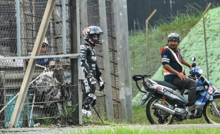 Jorge Martín es trasladado a un hospital tras sufrir dos caídas