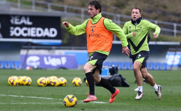 Zubeldia parece no estar lesionado y Odriozola vuelve a entrenar con el grupo