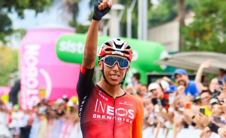 Un feroz Egan Bernal se corona campeón nacional de ruta de Colombia y logra el doblete