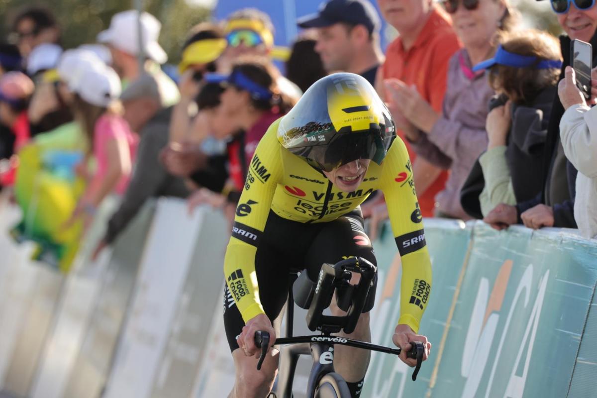 Vingegaard vuela en la crono y gana la Vuelta a Algarve en el último suspiro