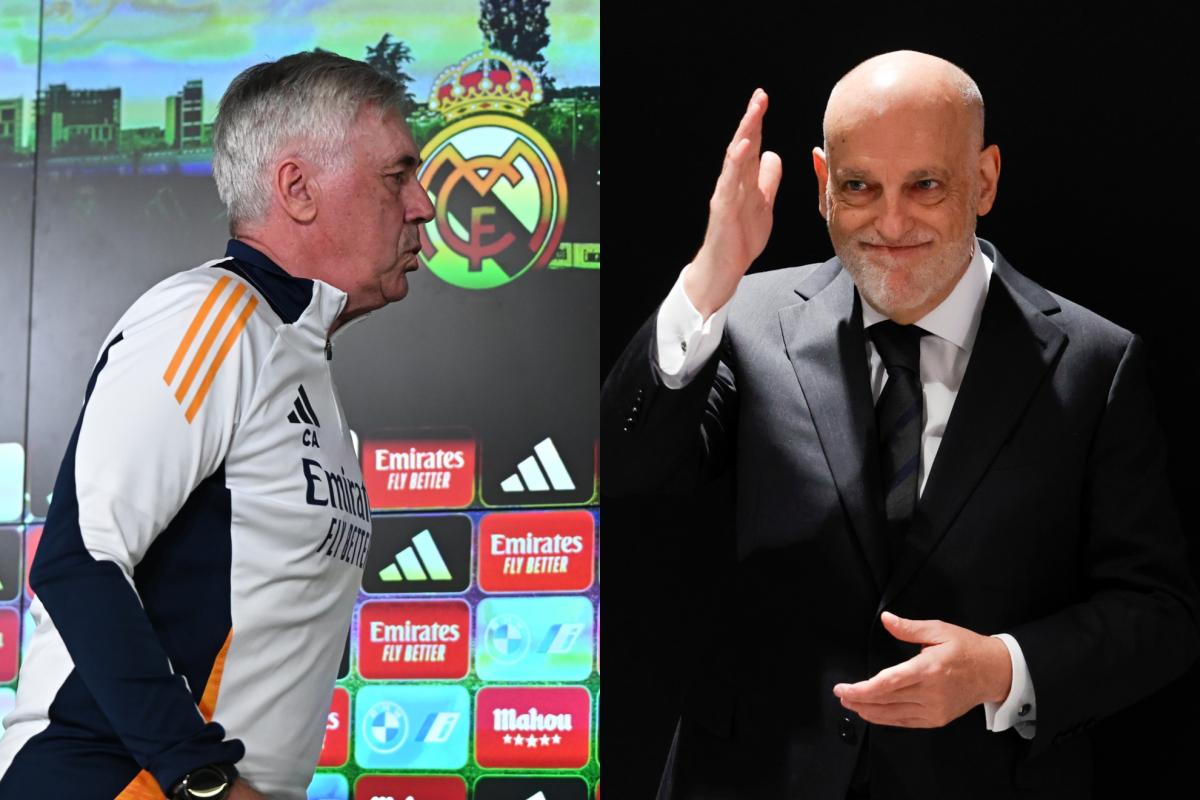 Tebas contesta a Ancelotti: «Carlo, que te usen para esto es una pena»