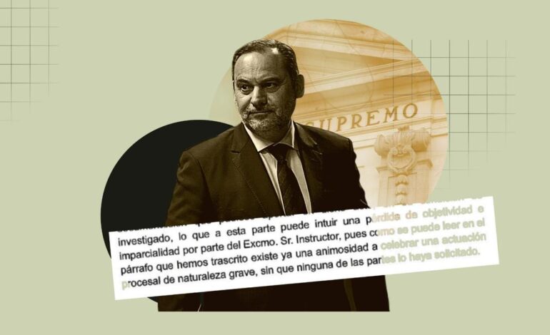 Ábalos atribuye al juez «animosidad» y «predisposición» por meterle en prisión