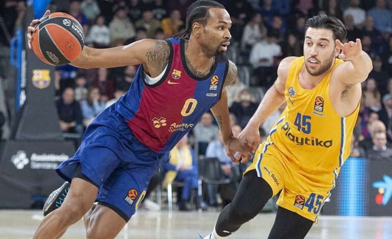 El Barça se toma un respiro apalizando al Maccabi, penúltimo