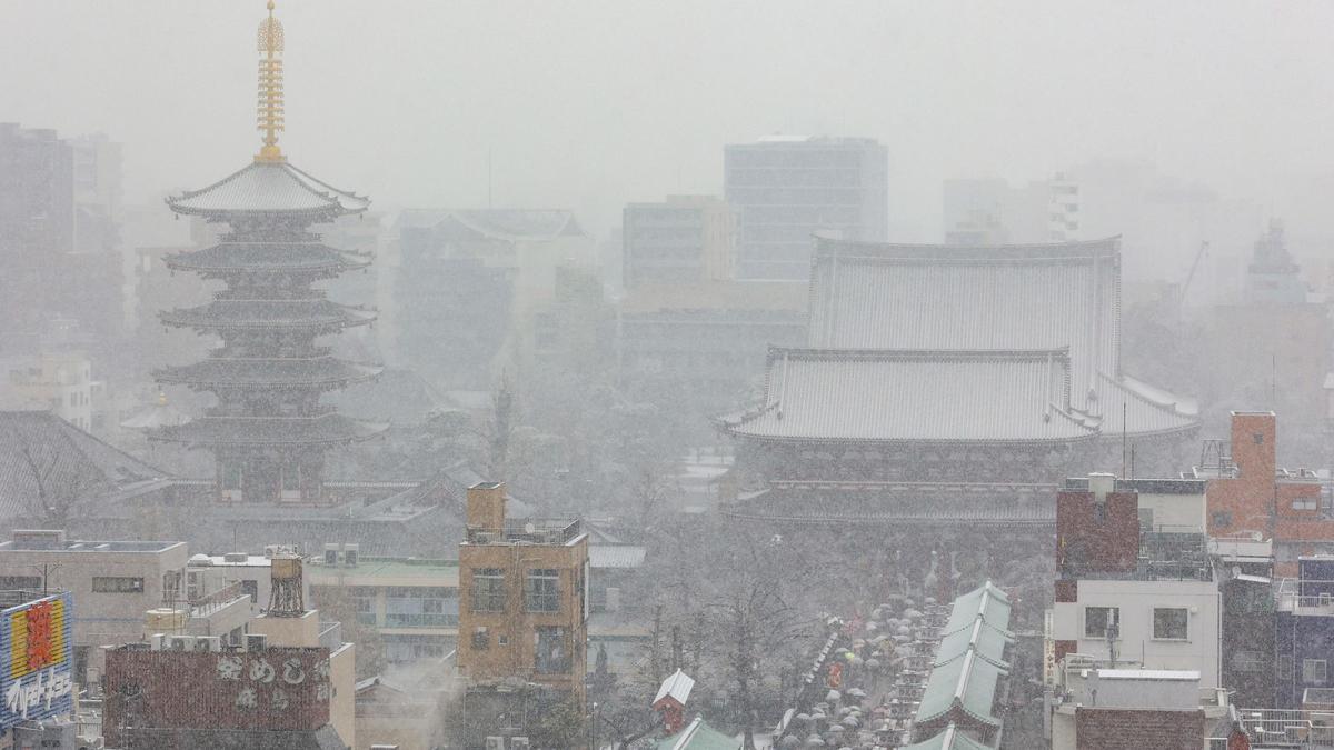 Las fuertes nevadas que azotan Japón dejan al menos 12 muertos y medio centenar de heridos