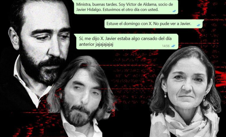 La ministra Reyes Maroto y Aldama intercambiaron 42 whatsapps y se reunieron con Javier Hidalgo durante el rescate de Air Europa