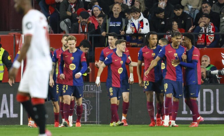 Así queda la clasificación de La Liga tras la victoria del Barça ante el Sevilla en la jornada 23