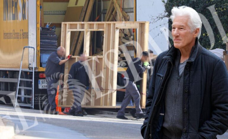 Richard Gere se lo trae todo en su mudanza definitiva a España